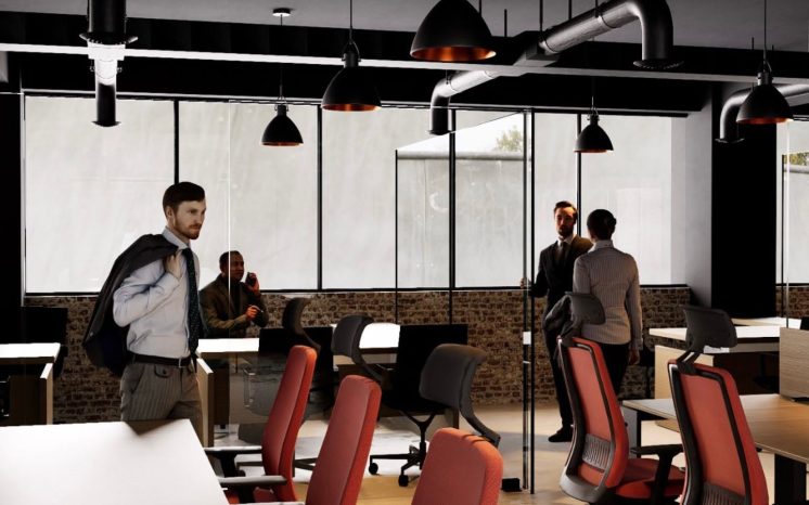 Diseño de oficinas corporativas MMS Arquitectos
