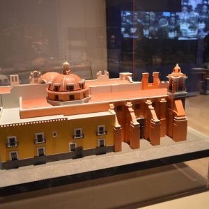 Maqueta de edificio religioso de Puebla en construcción MMS Arquitectos