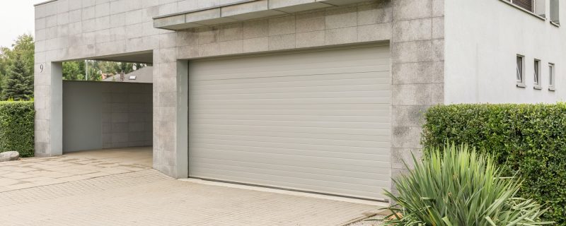 Garage in big house